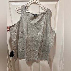 ellos Light Gray Women's Tank Top